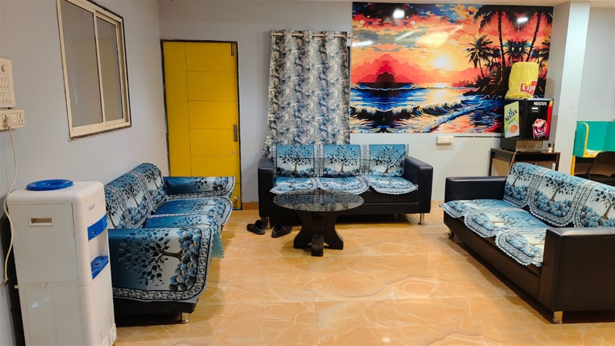 Little Angel Girls Hostel comfortable common lounge and living area